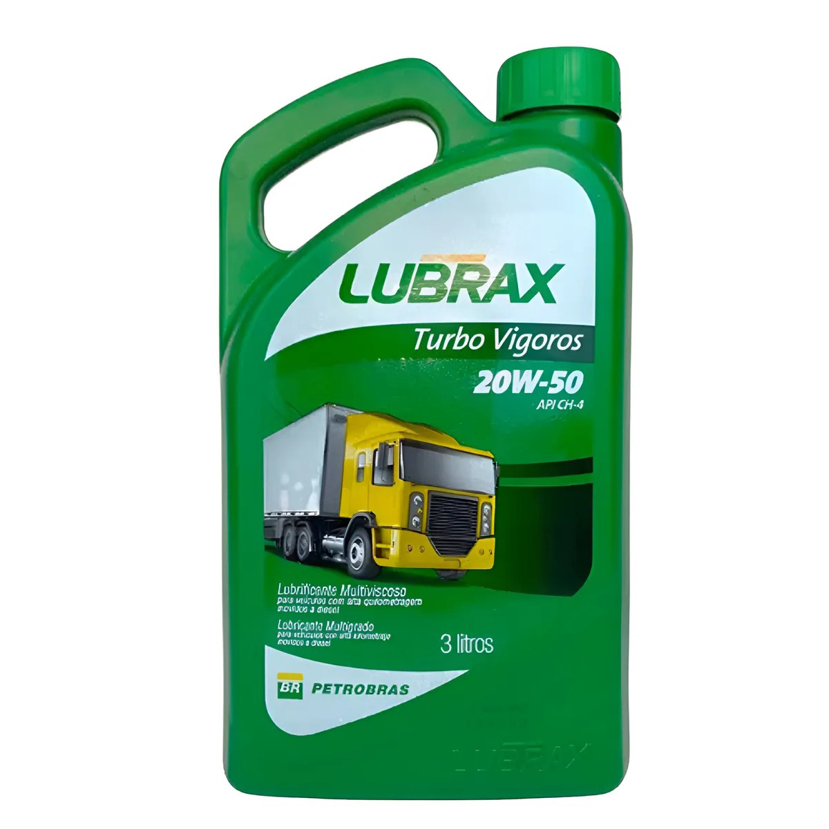 Imagem destaque de OLEO LUBRAX TURBO VIGOROS CH-4 20W50 PETROBRAS – CX6/3L