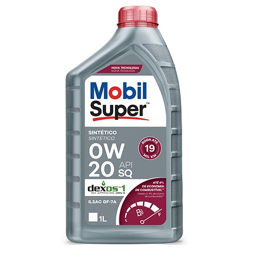 Imagem destaque de OLEO MOBIL SUPER 3000 SINTETICO 0W20 1 LITRO