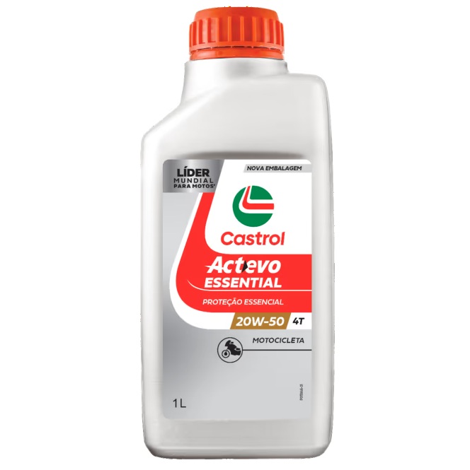 Imagem destaque de OLEO CASTROL ACTEVO 4T 20W50 SL MINERAL 1 LITRO