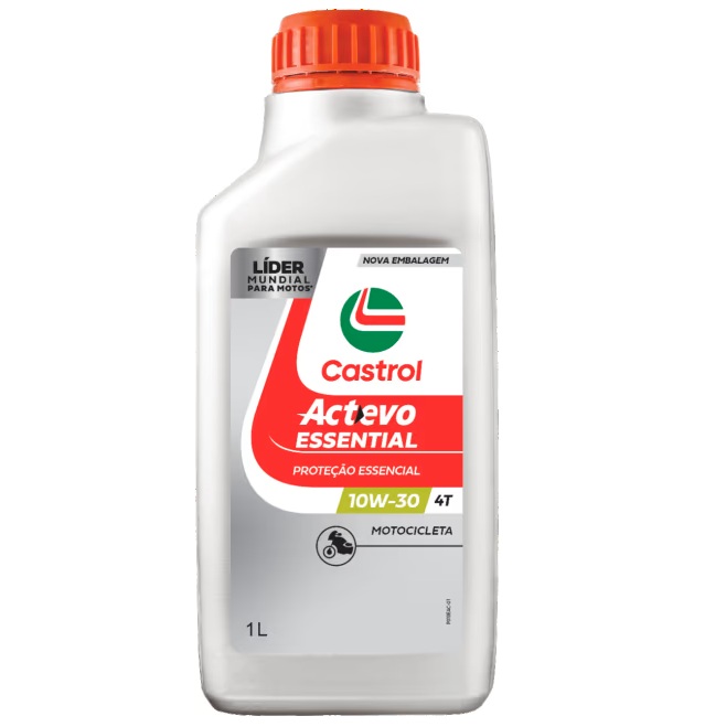 Imagem destaque de OLEO CASTROL ACTEVO 4T 10W30 ESSENTIAL SL MINERAL 1 LITRO