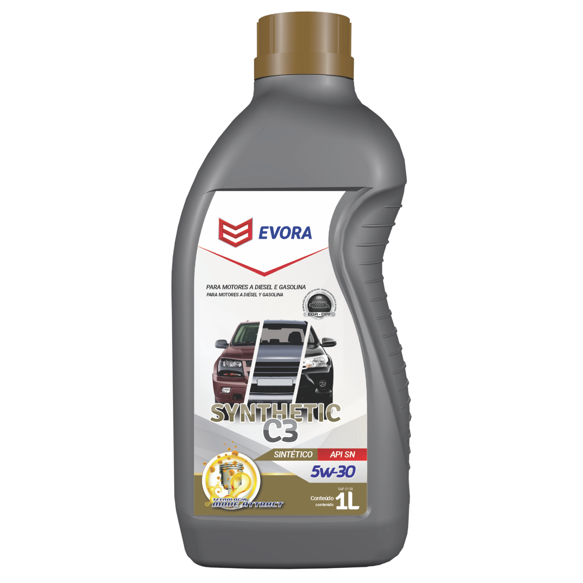 Imagem destaque de OLEO EVORA SYNTHETIC DPF SN 5W30 12X1(EQUIV EDGE 5W30)