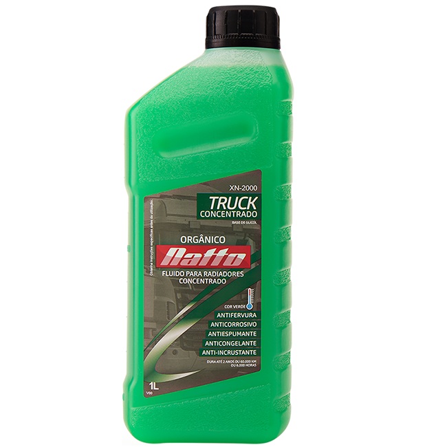 Imagem destaque de FLUIDO RADIADOR CONCENTRADO ORGANICO TRUCK VERDE NATTO XN-2000 1 LITRO