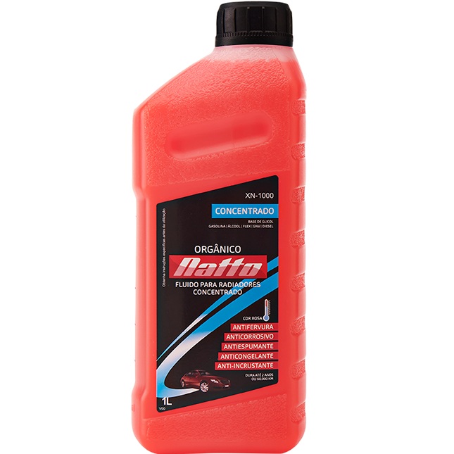Imagem destaque de FLUIDO RADIADOR CONCENTRADO ORGANICO ROSA NATTO XN-1000 1 LITRO