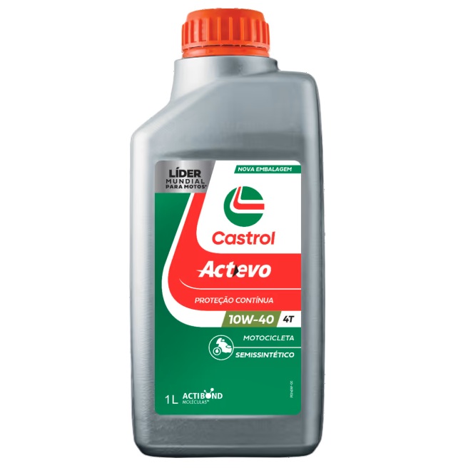 Imagem destaque de OLEO CASTROL ACTEVO STOP-START 4T 10W40 1 LITRO