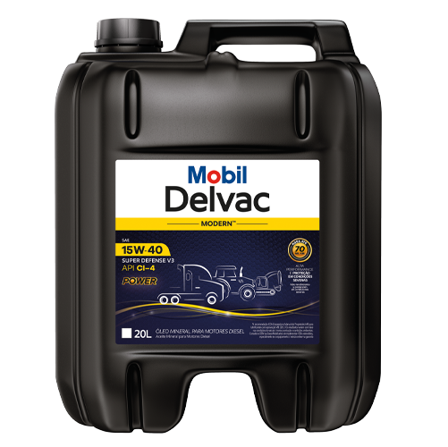 Imagem destaque de OLEO MOBIL DELVAC MODERN CI-4 15W40 SD V3 BALDE 20L