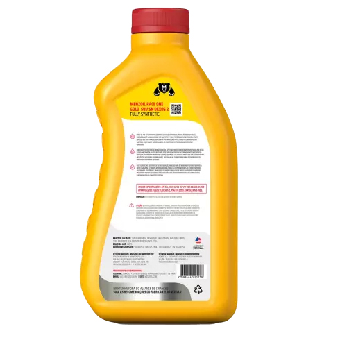 Imagem destaque de OLEO MENZOIL RACE ONE GOLD SUV 5W30 DX2 SN 1 LITRO