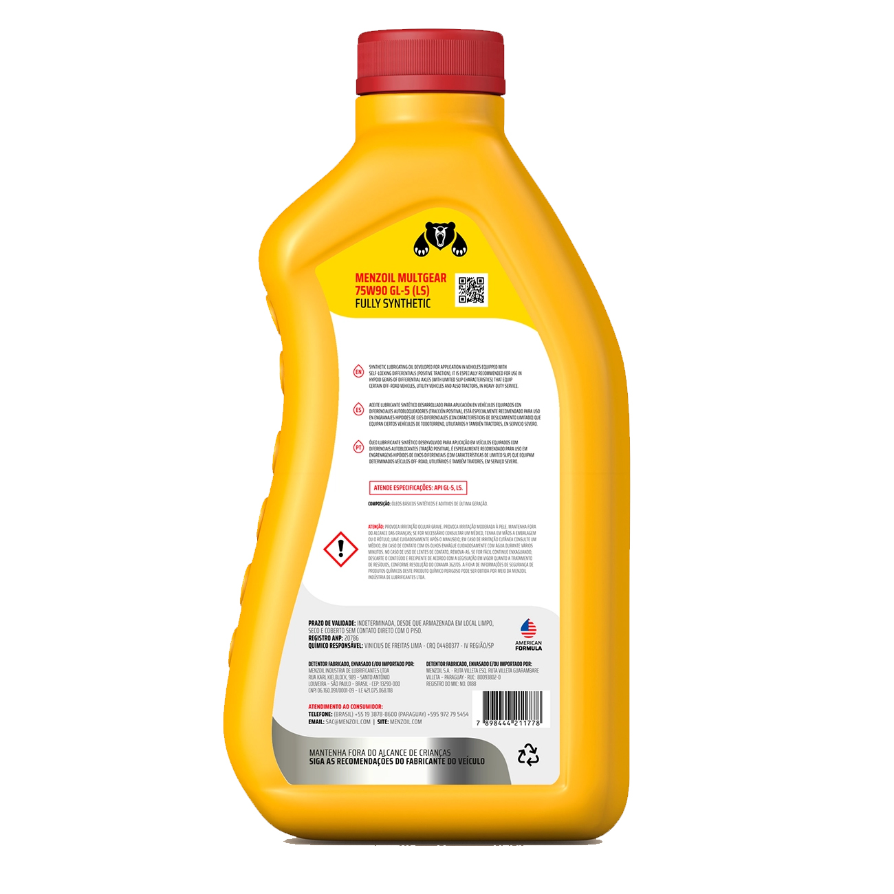 Imagem destaque de OLEO MENZOIL MULTGEAR GL-5 75W90 1 LITRO