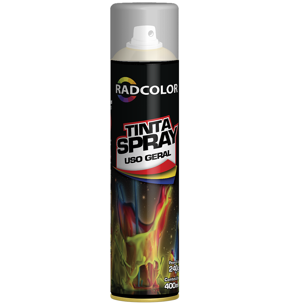 Imagem destaque de TINTA SPRAY METÁLICOS DOURADO RADNAQ – CX6/400ML