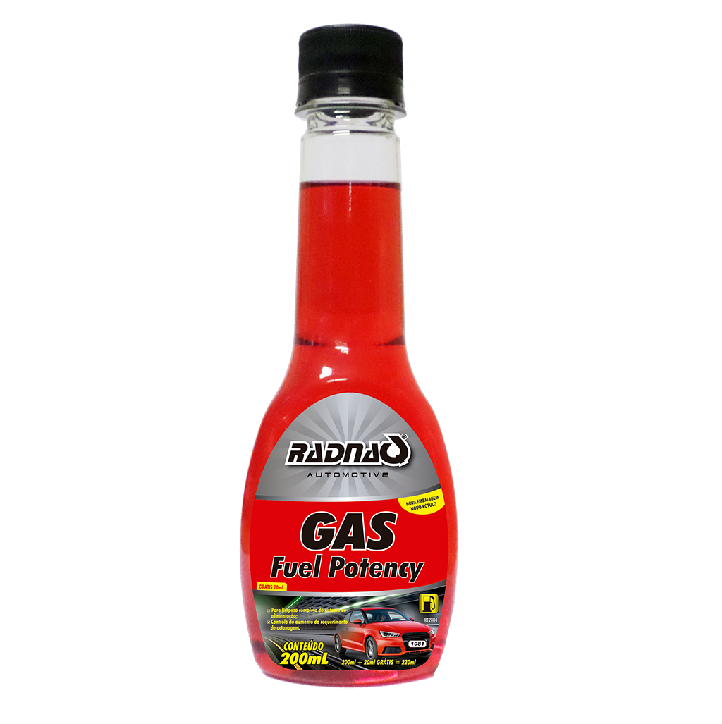 Imagem destaque de ADITIVO GAS FUEL POTENCY RADNAQ – 200ML