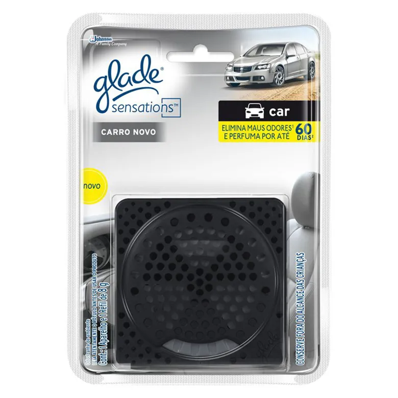 Imagem destaque de ODORIZANTE SENSATIONS GLADE CARRO NOVO – C/ APARELHO 8G
