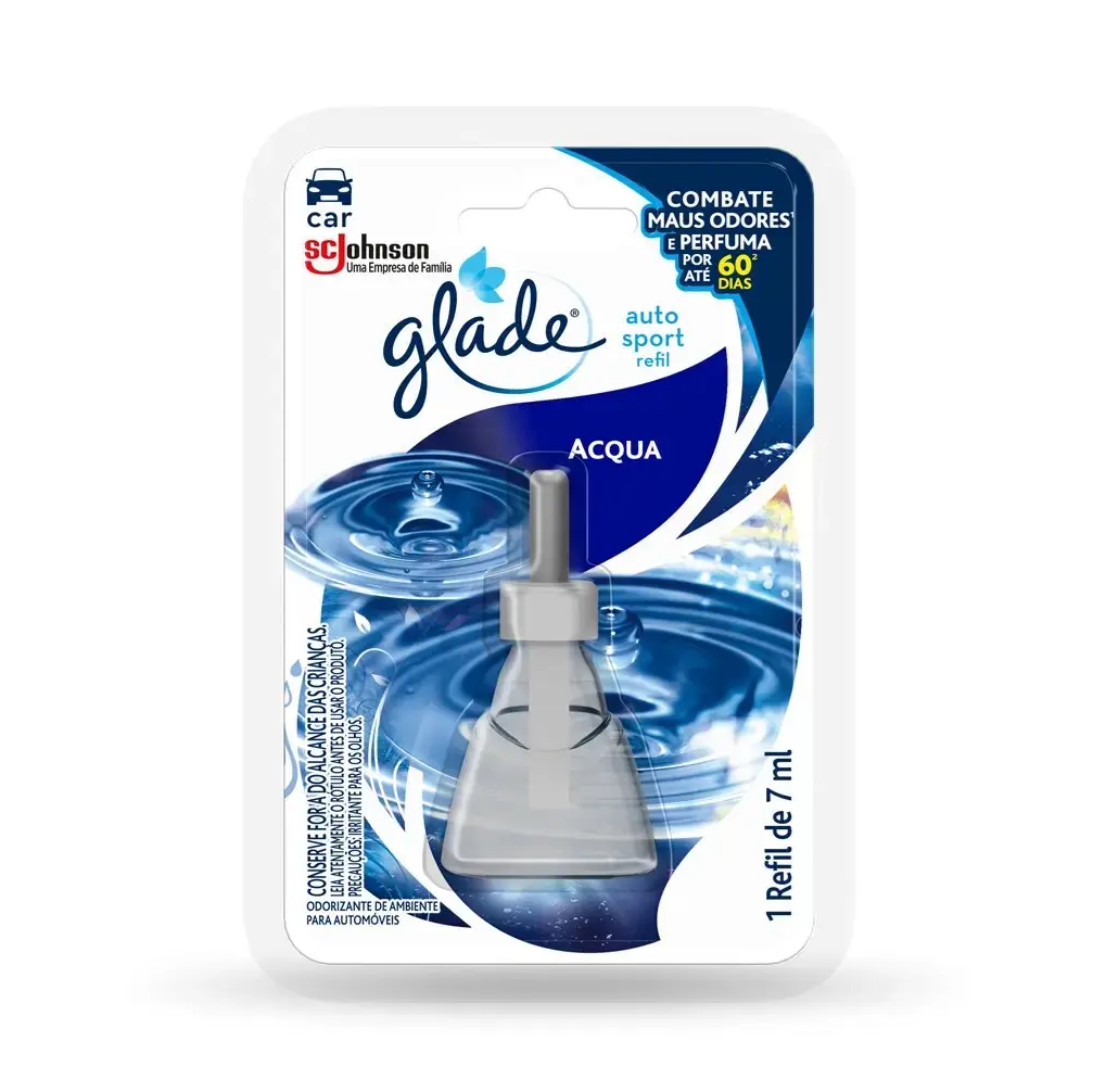 Imagem destaque de REFIL ODORIZANTE AUTO SPORT GLADE ACQUA – REFIL 7ML