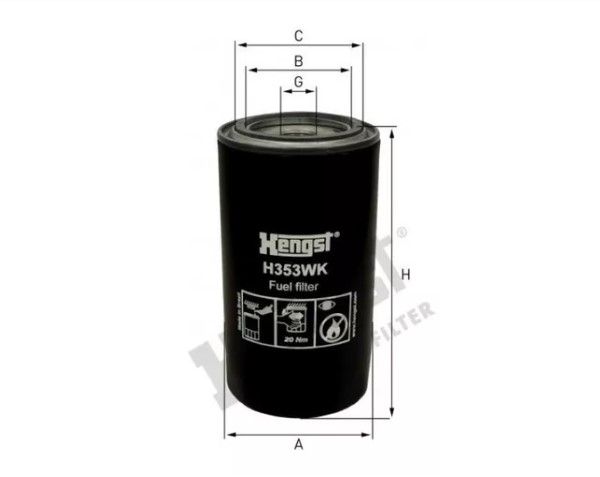 Imagem destaque de FILTRO H-353WK HENGST